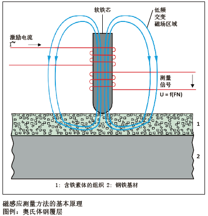 鐵素體含量無(wú)損測(cè)量原理圖